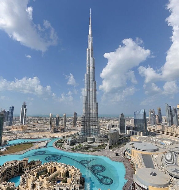 Burj Khalifa and Downtown Dubai skyline